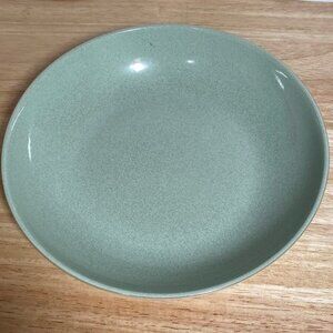 DENBY-LANGLEY Green Individual Pasta Bowl - Celadon Inside, Cream Back Side